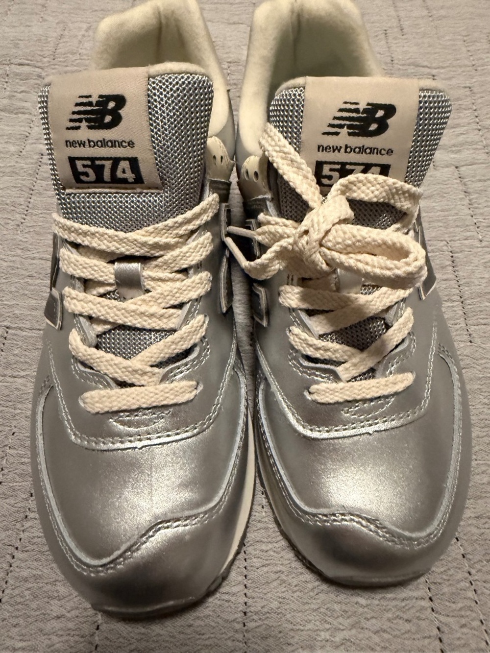 New Balance Women's 574 Metallic Casual Sneakers Size 8